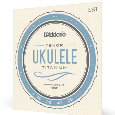 D'ADDARIO EJ87T TITANIUM UKULELE TENOR струни для укулеле тенор